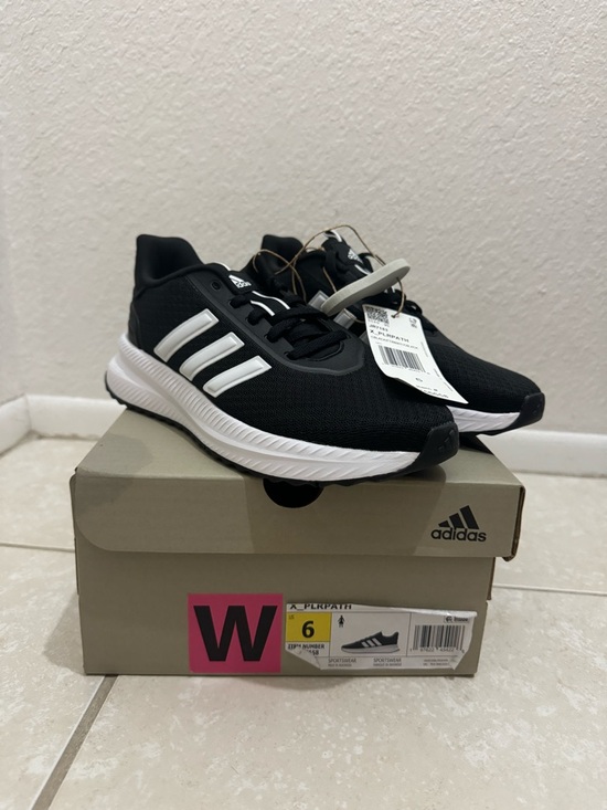 adidas Shoes - adidas Black and White Kids' Athletic Sneakers